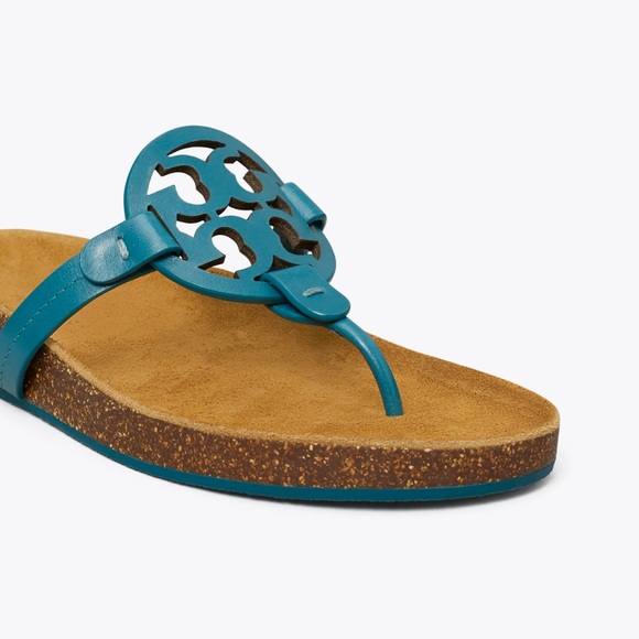 NWT Tory Burch brisk blue Millers with box and dust bag - Picture 3 of 11